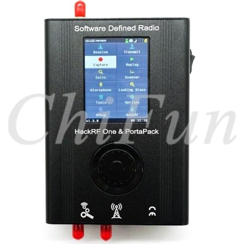 PortaPack H1 HackRF One control 1MHz-6GHz SDR radio full-featured radio transceiver