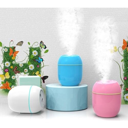 Portable USB Air Humidifier Essential Oil Diffuser Air Freash With LED Night Lamp for Home Car Fogger Mist Maker Face Steamer