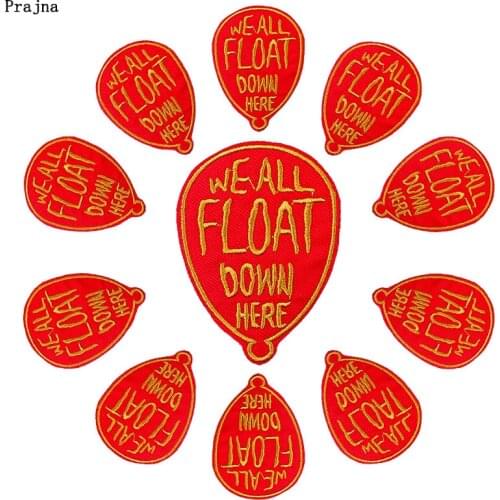 Prajna 10PCS Wholesale Cartoon Letter Patches Applique Embroidered Patches On Clothes DIY Cartoon Patches For Clothing Stickers