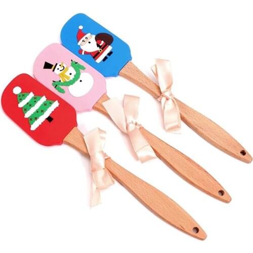 Christmas Cake Decorating Spatula, Silicone Spatulas Great For Christmas Decorating Baking Party Christmas Gift