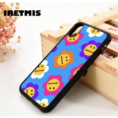 Iretmis 5 5S SE 6 6S TPU Silicone Rubber Phone Case Cover for iPhone 7 8 Plus X Xs 11 12 MINI Pro Max XR Maybe Flowers