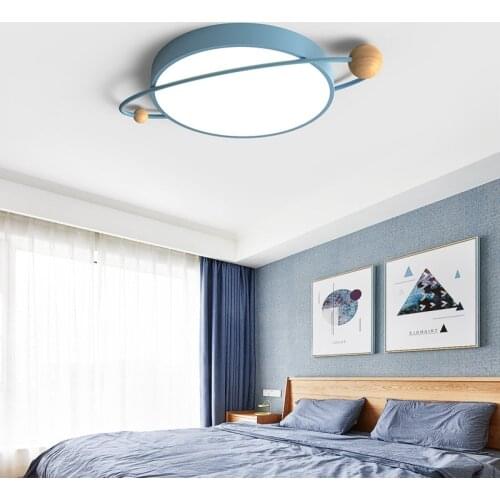 Planet Dimmable Led Ceiling Lights For Room Bedroom Nursery Child Baby Boy Children Room Ceiling Light Lamp For Kids Room Light