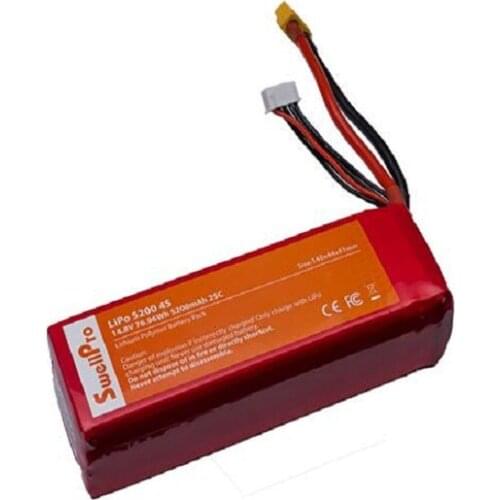 SwellPro 3+ 14.8v 5200MAH lithium battery original factory drone 4S lithium battery