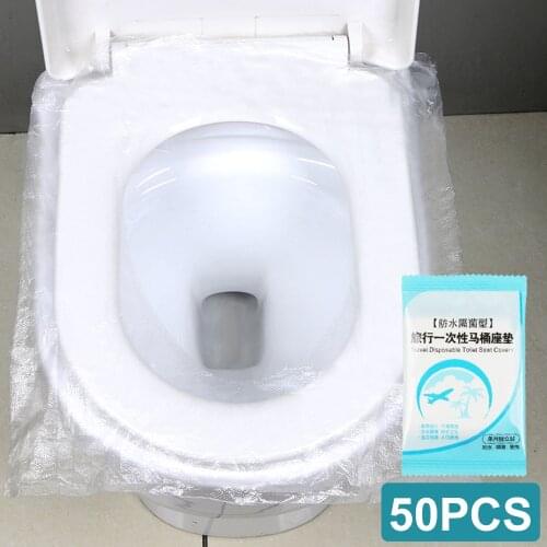 Universal Toilet Seat Cover Sticker Toilet Disposable Waterproof Toilet Paper Pad Antibacterial Maternal Bathroom Tools