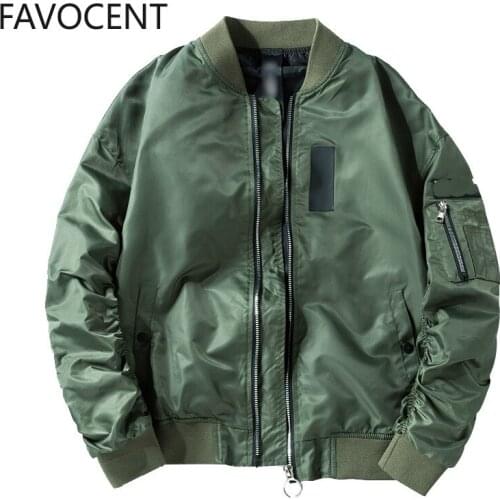 2019 Spring and Autumn Mens Jackets Pilot Jacket Baseball Uniform Korean Version of The Trend of Young Mens Jacket Casual