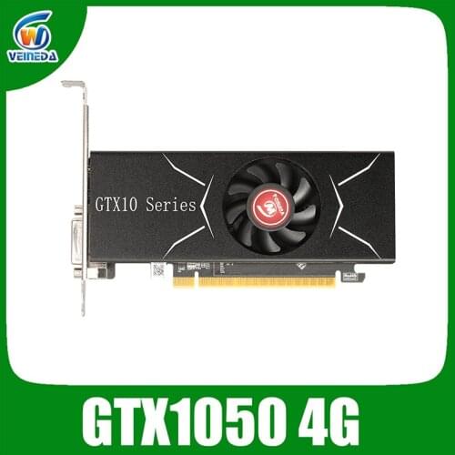 Graphics Cards GTX 1050 4GB 7008mhz Low Profile Video Card gtx1050 4GB GPU Desktop Computer Game Map Strong than960 4g 750
