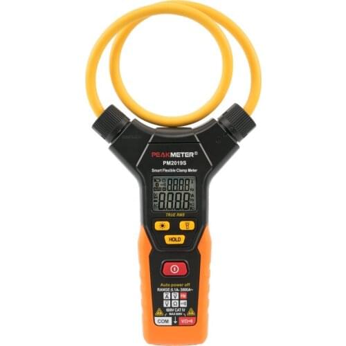 PM2019S high quality 600V 3000A digital flexible ac current clamp meter with true RMS and frequency