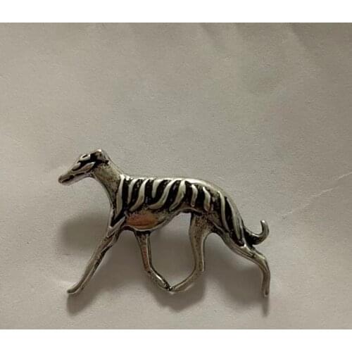 Whippet Greyhound dog dog necklace Handmade necklace Embossed pendant jewelry golden colors plated in stock fast