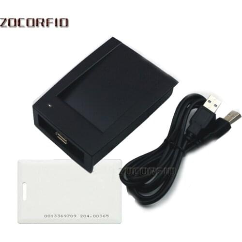 15 kinds ouput TK/EM4100 125KHz RFID Reader USB Proximity Sensor Smart Card Reader no drive issuing device USB KBW port