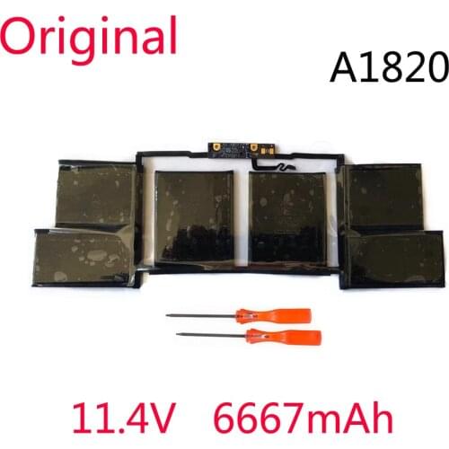 A1820 Original New Battery For Apple Macbook Pro 15" A1707 Late 2016-2017 year 11.4V 6667mAh/76Wh