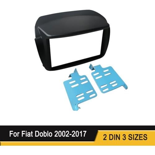 Car Stereo Radio DVD Panel o Mount Fascia Kit for Fiat Doblo 2002-2017 DVD Refitting Frame Dash Kit