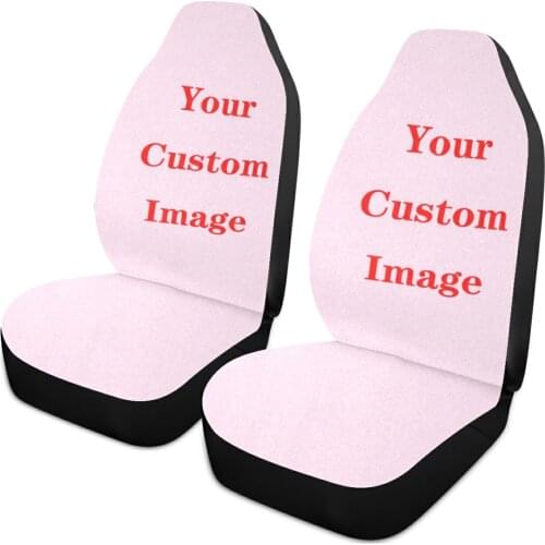 Custom Pattern Car Seat Covers Universal Car Seat Cushion Chair Protector Mats Pad Car Front Seat Cover Protection Car Interior