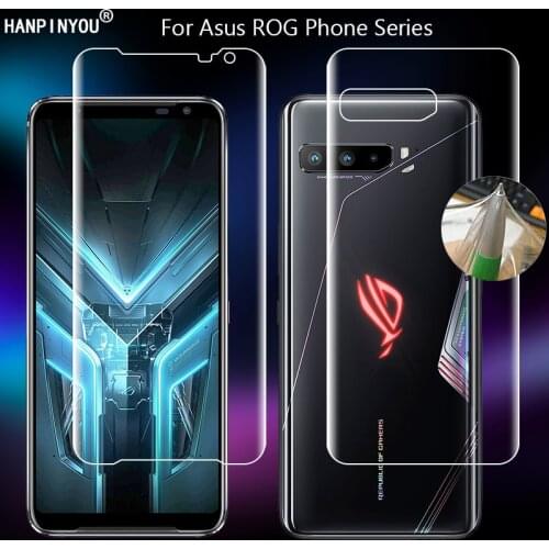 For Asus ROG Phone 3 2 ZS661KS ZS660KL Strix Clear TPU / Matte Anti-Fingerprints Hydrogel Full Cover Soft Screen Protector Film