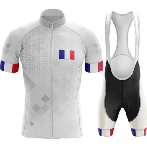FRANCE TEAM cycling jersey set mtb jersey racing set cycling clothing men bike jersey set uniforme ciclismo hombre
