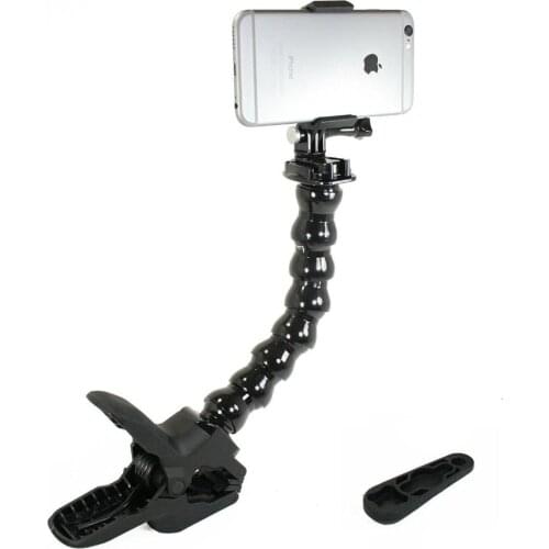 Locking Phone Clamp, Adjustable to Fit Any Phone. Includes Wrench. (Jaw & Phone)