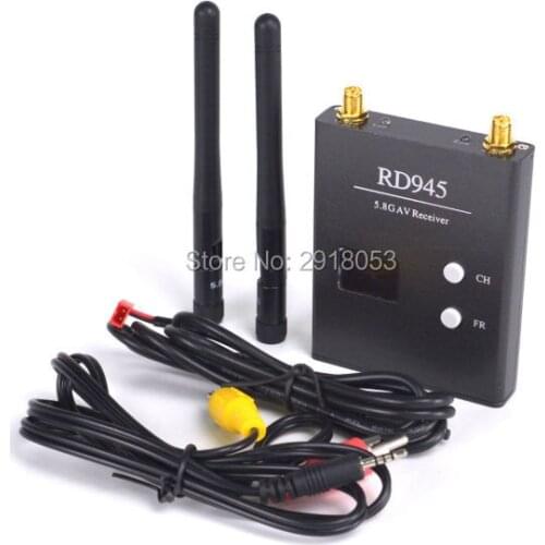 FPV 5.8GHz 48CH RD945 Diversity Receiver With A/V and Power Cables For Quadcopter Multi-rotor