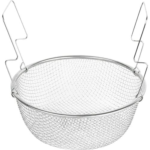 Tableware Fryer Handle Strainer Colander Mini Tool Home Stainless Steel French Fries Basket Kitchen Portable Snack Cooking
