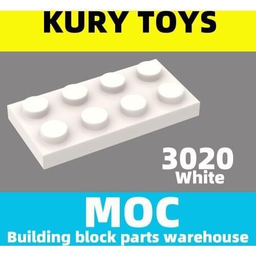 Kury Toys DIY MOC For 3020 Building block parts For Plate 2 x 4 For Plate