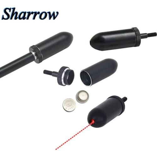 Laser Arrow Head Crossbow Hunting Archery Red Dot Laser Bore Sight Collimator Kit Bow Arrows BoreSighter Compound bow Shooting