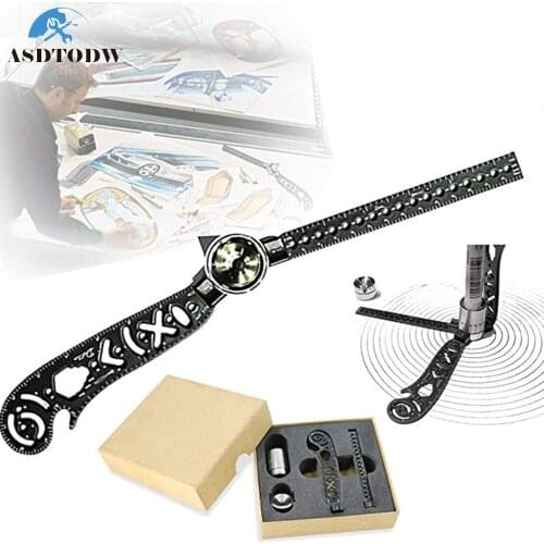Multi-Function Drawing Ruler for Notepad Designers Artists Architects Student Versatile Tool
