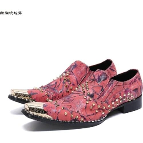 Fashion Pink Wedding Shoes Glitters Mens Pointed Toe Bling Bling Casual Dress Shoes Luxury Brand Oxford Shoes
