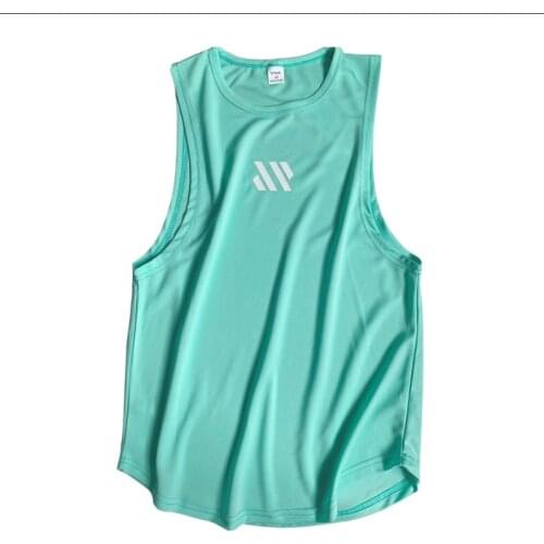 Men Sleeveless Shirt Fitness Gym Tank Top Male Mesh Breathable Sports Vest Running Basketball Bodybuilding Workout