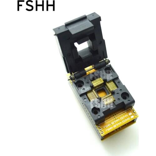 NEW IC51-0444-467 QFP44-DIP44 TQFP44 to DIP44 IC Test Socket / Programmer Adapter clamshell high-quality