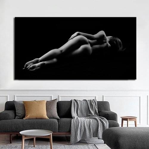 Nude Art Sexy Woman Model Posters And Prints Wall Art Canvas Painting Wall Decorative Pictures for Living Room Home Decoration