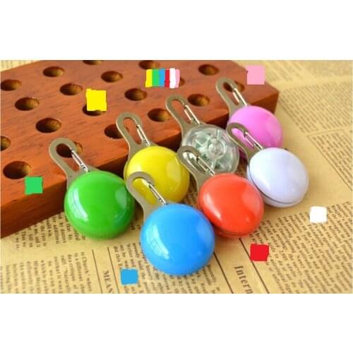 Petforu pet Dog LED glowing pendant necklace Safety puppy Cat Night Light Flashing Collar Pet Luminous Bright Glowing in Dark