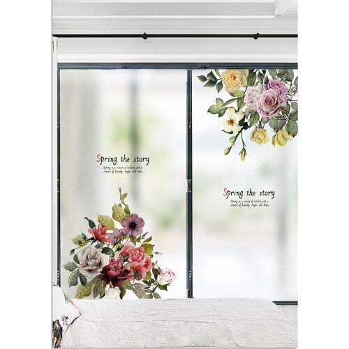 Custom balcony living room frosted window glass sticker shading transparent opaque peep-proof glass film