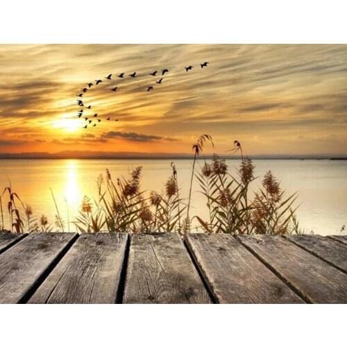 Afterglow By The Sea Canvas Wall Art Painting # Poster Art Print Wall Decoration Home Decor Picture