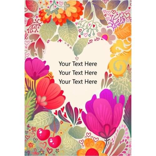 Happy MotherS Day With Floral Heart Designed With Double Sided Decorative Outdoor Flags Custom Garden Flags Home Banner Flags