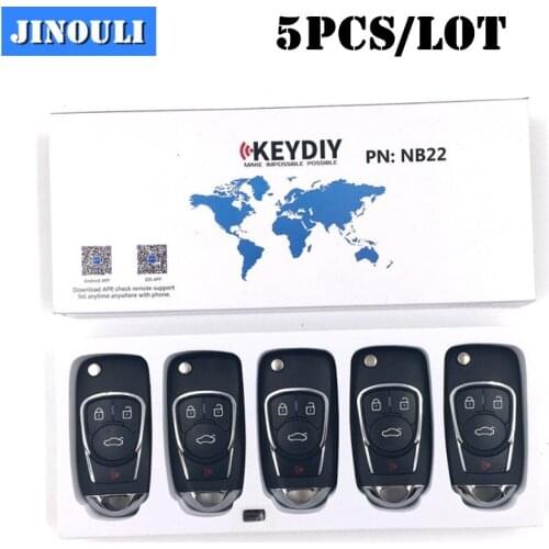 5pcs,KD900 Key Programmer NB22 NB Series Universal Multi-functional Remote Control Suitable for all B and NB Series Keys