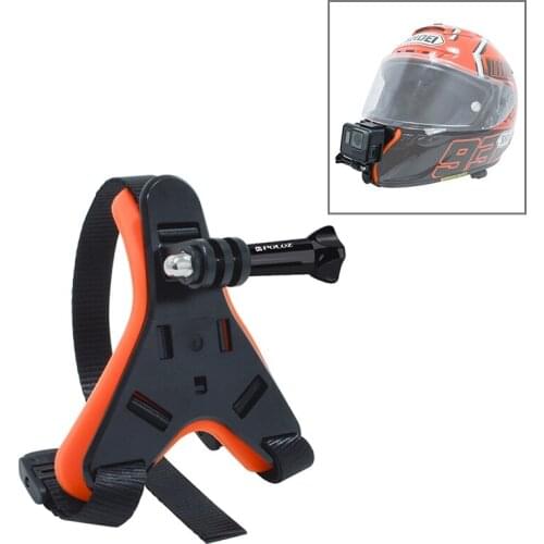 PULUZ Motorcycle Helmet Chin Strap Belt Mount for DJI Osmo Action / GoPro / Xiaoyi and Other Action Cameras
