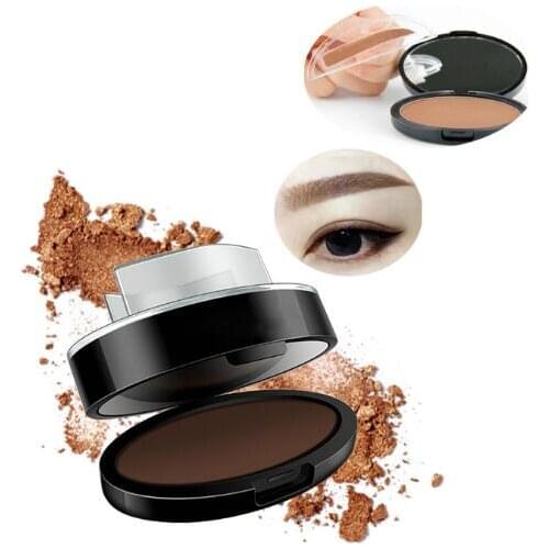 Natural Arched Eyebrow Stamp Brow Stamps Powder Pallette Delicated Beauty Makeup Tool Eyebrow Powder seal P367