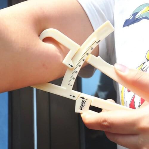 Body Fat Tester High Precision Small Convenient Skinfold Caliper Exercise Easy To Use Random Color Select Body Fat Calculator