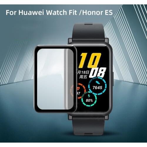 Cover For Huawei Watch Fit / Honor Watch ES Screen Protector Case 3D Curved Full Smart Watch Soft Protective Film