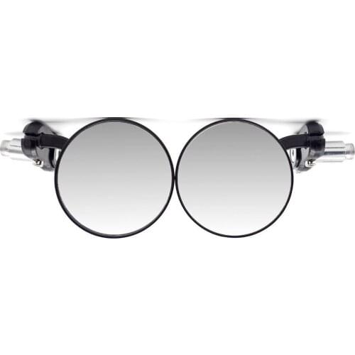 2 pieces / double retro black rear view mirror motorcycle accessories For yamaha drag star 400 suzuki katana suzuki gsxf