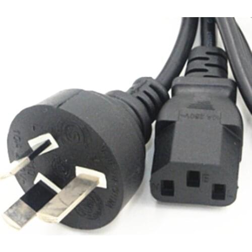 1.5m IEC C13 Kettle to AU Plug 3 Pin AC Power Cable Cord Adapter Charger Monitor