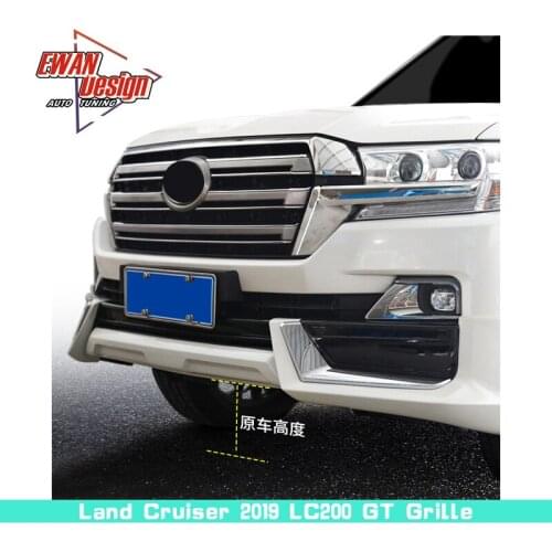 1Pcs/Set Grille Accessories New Type Grille Sport Grille GT Grille For Land Cruiser LC200 2019 - 2021