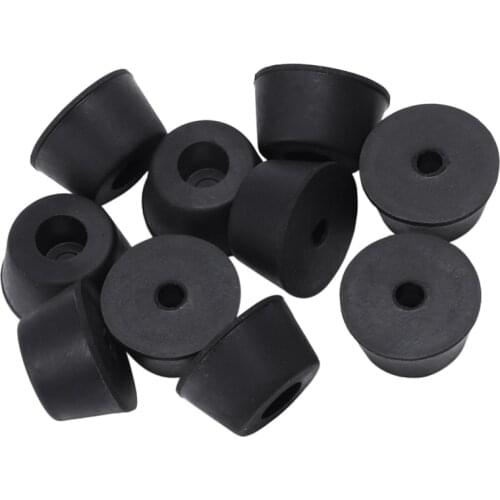 10 pcs 21 x 12 mm conical recessed foot feet rubber buffer Material: rubber