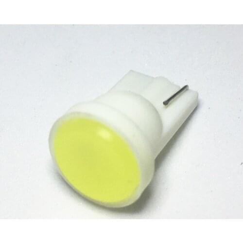 For 10pc T10 COB W5W 194 168 Wedge Door Instrument Side Bulb Lamp Car led Ceramic Interior LED Car White Source Car styling 12V