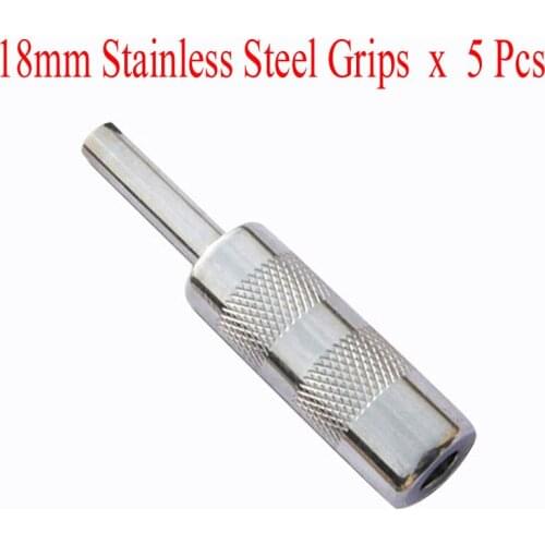 18MM Tattoo Stainless Steel Grip With Back Stem Tattoo Grips Supply 302-1