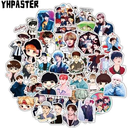 10/30/50Pcs Noon Kpop Cartoon Stickers Cute Boy For Suitcase Laptop Luggage Motorcycle Phone Skateboard Car Pegatinas