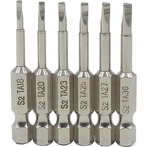 6pcs Magnetic Triangle Screwdriver Bits S2 Steel 1/4 inch Hex Shank Screwdriver Bit Set DIY Hand Tools dropshipping