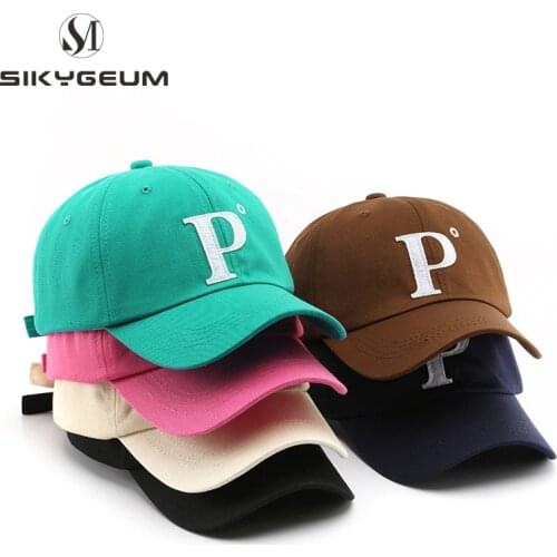 SIKYGEUM Unisex Letter Baseball Cap for Men and Women Fashion Letter Embroidery Hat Casual Snapback Hats Summer Visors Caps