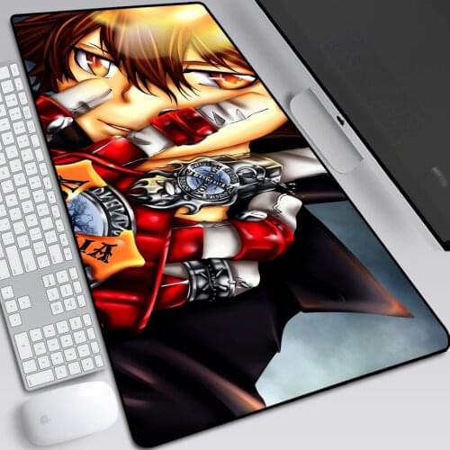 HITMAN REBORN 3mm Anime Large Pad Mouse Mat Computer Gamer Locking Edge Mouse Keyboard Mice Mat Pad Waterproof 40x90