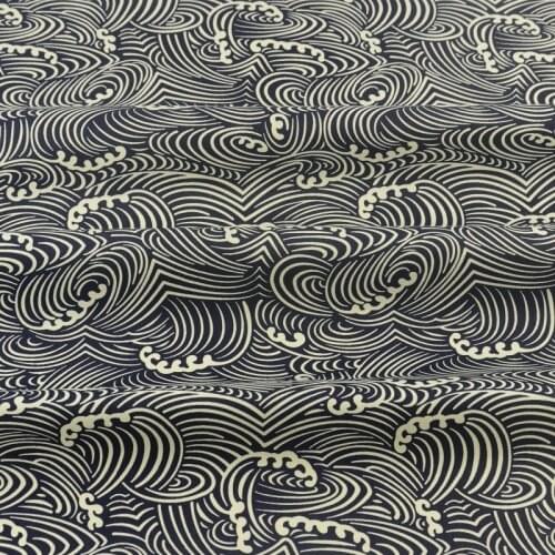 Booksew Telas De Algodon Para Patchwork Retro Clouds Black Tecido Cotton Fabric Fabrics Sewing Cloth Craft Bedding Quilting