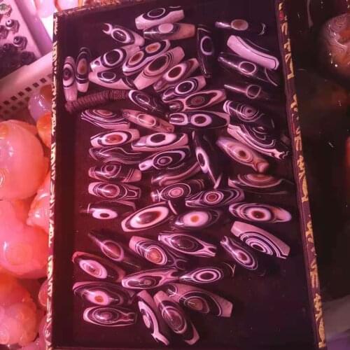 50pcs/lot special selection of natural eyes agate unique collection wholesale beads on-site selection of physical photos