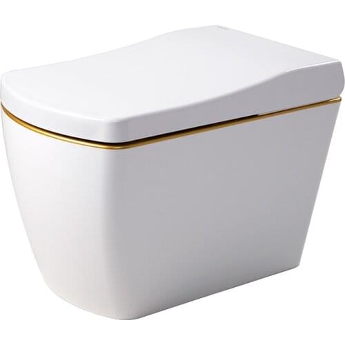 One piece intelligent smart gold automatic bidet toilets